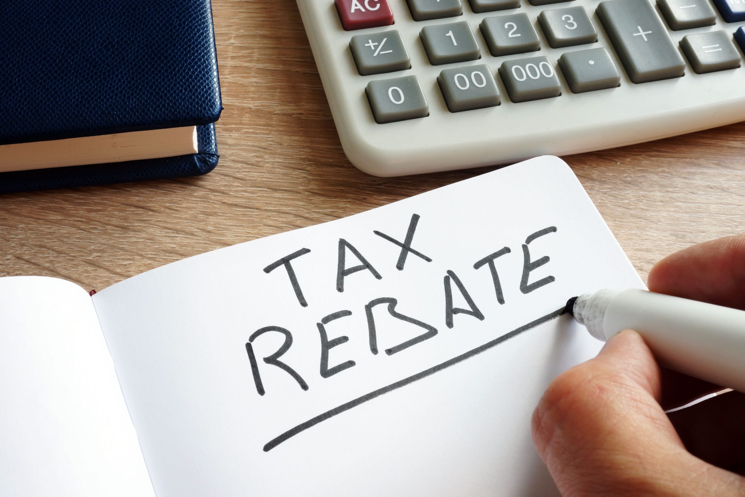 big-rebate-taxes-sales-profits-and-benefits-concept-stock-photo