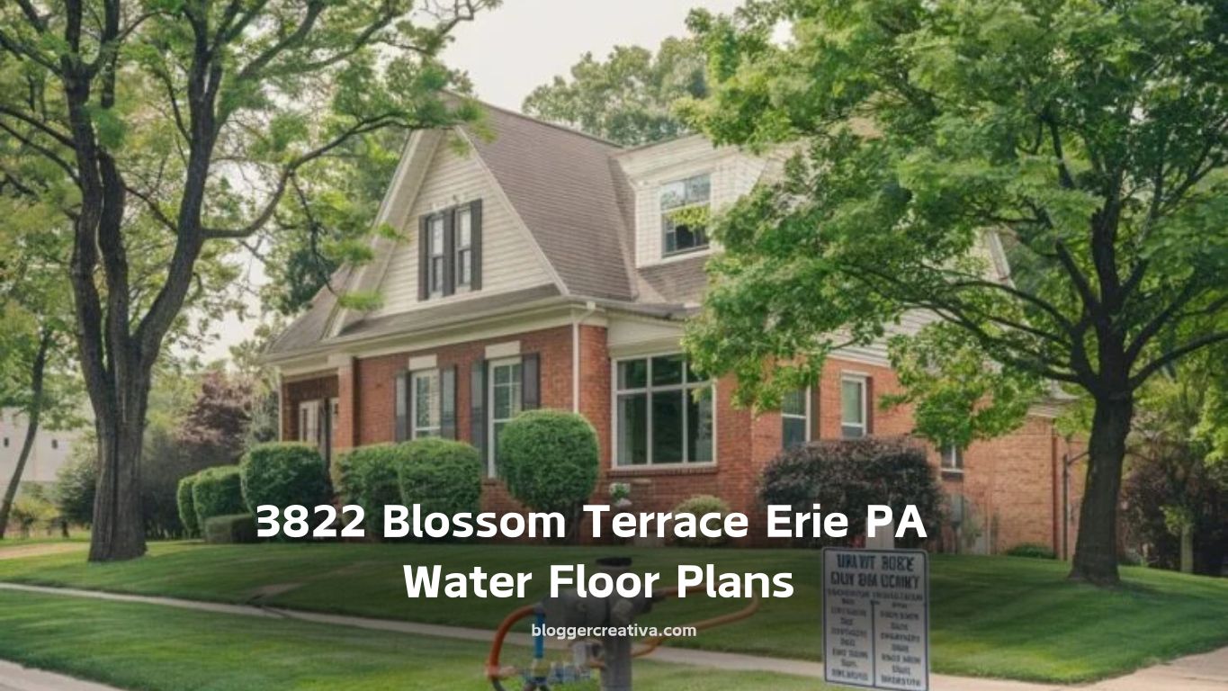 3822 Blossom Terrace Erie PA Water Floor Plans