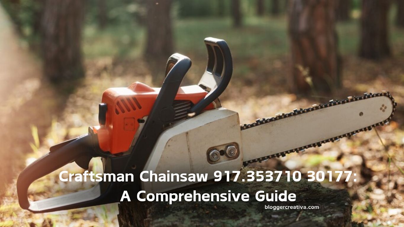 Craftsman Chainsaw 917.353710 30177