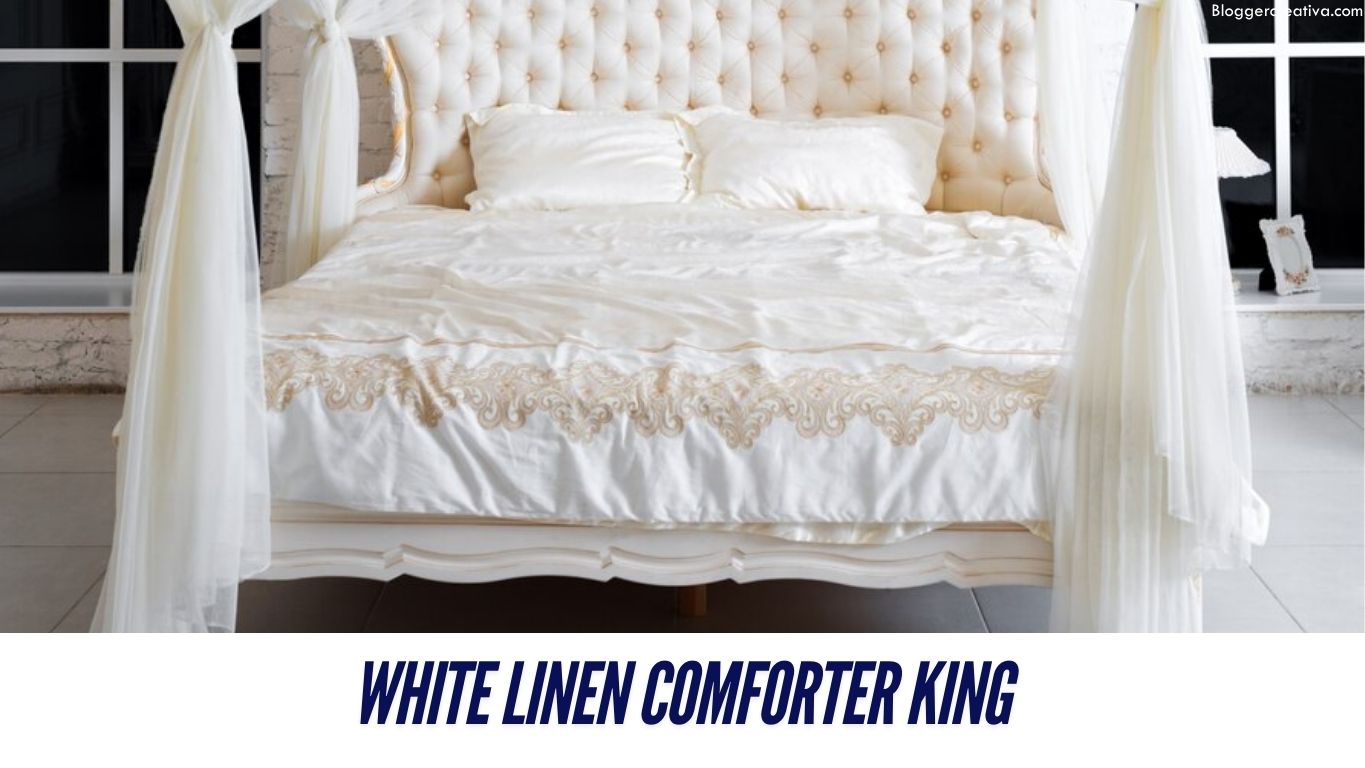 White Linen Comforter King